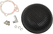 Drag Specialties "Bob" Retro-Style Air Cleaner Kit For Harley Davidson FLSTCI 1450 EFI 2001-2006 - Black