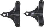 Accutronix Hot Bagger Leg Fender Spacers For Harley Davidson FLHR 1690 Front 7 8" - Black
