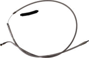Barnett Stainless Steel Clutch Cable For Harley Davidson FLTRXSE 1977 2023-2024 +15.2 cm (6") - Silver