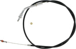 Barnett Vinyl Throttle Idle Cable For Harley Davidson FLH 1340 1981-1984 84 cm (33") - Black