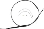 Magnum Shielding Polished KarbonFibr Clutch Cable For Harley Davidson FLHR 1584 2008 189.5 cm (74-11 16") - Carbon Fiber Silver