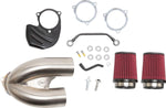 S&S Cycle Tuned Induction Air Cleaner Kit For Harley Davidson FLDE 1750 2018-2020 - Stainless