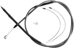 Magnum Shielding Polished KarbonFibr Clutch Cable For Harley Davidson FLD 1690 2012-2013 189.5 cm (74-11 16") - Carbon Fiber Silver