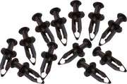 Quad Logic Push Rivets - Black