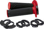 Domino D200 Lock-On Grips With All Cams - Black/Red