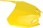 UFO Front Number Board For Suzuki RMZ250 2010-2018 - OEM Yellow