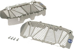 Moose Racing Billet Radiator Guards For Gas Gas EC 250 2021-2025 - Silver