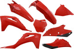 UFO Plastics Kit For Gas Gas EX 250 - Black OEM Red