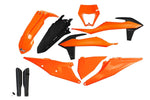 UFO Plastics Kit For KTM EXC150 TPI 2020-2023 - OEM Black/Orange