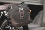 SW Motech Legend Gear LC2 Side Pannier Bags System For Triumph Bonneville 1200 T120 2016-2024 - Black/Brown
