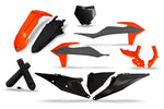 UFO Plastics Kit For KTM SX125 2019-2022 - Black Fluorescent Orange Grey