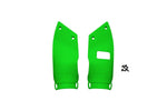 UFO Front Number Board Extenders For Kawasaki KX250 2021-2026 - Fluro Green