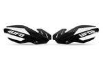 UFO Flame Hand Guards - Black/White
