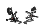 Gilles FXR Rearset For Kawasaki ZX-10 R 1000 ABS 2021-2025 Left and Right - Black