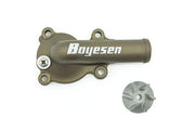 Boyesen Supercooler Water Pump Cover & Impeller Kit For Kawasaki KX250 2021-2024 - Magnesium