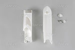 UFO Fork Guards For KTM EXC125 2008-2015 - White