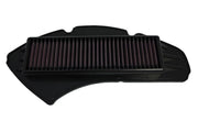K&N High Flow Air Filter For Yamaha GPD 125 2015-2021 - Black Red