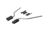 SW Motech Blaze Panniers Spacer Bars For Yamaha MT-125 2019-2025 - Black/Silver