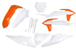 UFO Plastics Kit For KTM SX125 2019-2022 - OEM/Orange/White