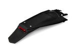 UFO Fender With LED Light For Husqvarna FE250 2024-2025 Rear - Black