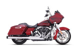Rinehart Full Exhaust System FLH 2 Into 1 For Harley Davidson FLH 1868 ABS 2021 Chrome/Black