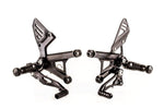 Gilles Adjustable Rearset RCT10GT For Kawasaki Z 900 2018-2019 Left and Right - Black