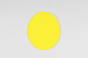 UFO Vintage Universal Oval Front Number Board - Yellow