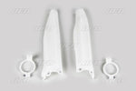 UFO Fork Guards For Suzuki RMZ250 2004-2006 Lower - White