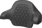 Saddlemen Tour Pak Lattice Stitch Backrest Pad For Harley Davidson FLH 1868 2021 - Black/Blue