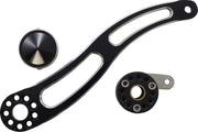 Accutronix Brake Arm For Harley Davidson FLHR 1340 1997-1998 Slotted - Black Chrome