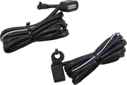 Drag Specialties LED Handlebar Marker Lights For Harley Davidson XL 1200 C 2014-2020 Black Clear