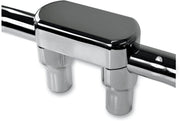 LA Choppers Hefty Handlebar Riser & Top Clamp Kit For Harley Davidson FLD 1690 ABS 2015-2016 76.2 mm (3") - Chrome