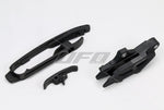UFO Chain Guide & Chain Slider Kit For Husqvarna FC250 2014-2022 Black