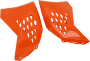 UFO Radiator Scoops For KTM EXC125 2008-2011 - KTM Orange