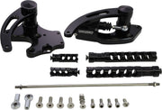 Accutronix Muzzle Brake Forward Controls For Harley Davidson FXST 1450 2000-2003 Slotted - Black