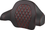 Saddlemen Tour Pak Backrest Pad For Harley Davidson FLH 1868 ABS 2021 - Black/Red