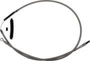 Barnett Stainless Steel Clutch Cable For Harley Davidson FLHFB 1868 2023 Standard - Silver