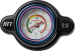 Moose Racing Radiator Cap with Temperature Gauge For Kawasaki KXF250 2004-2013 - Black/White