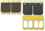 Boyesen Pro Series Reed Set For Kawasaki KX250 1989-1996 - Carbon Fiber/Yellow
