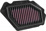 K&N High Flow Air Filter For Kawasaki H2 1000 2018-2020 - Black Red