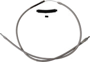 Barnett Stainless Steel Clutch Cable For Harley Davidson FLHC 1750 2018-2022 Standard - Silver