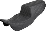 Saddlemen Step Up Lattice Stitch Seat For Harley Davidson FLRT 1690 Freewheeler 2015-2016 - Black