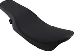 Drag Specialties Spoon-Style 2 Up Plain Seat For Harley Davidson FLHR 1340 1997-1998 - Black