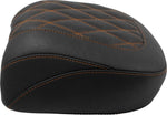 Mustang Wide Tripper Passenger Seat For Harley Davidson FLHX 1923 2024-2026 - Black/Orange