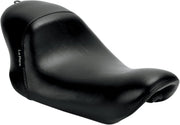 LE Pera Bare Bones Solo Seat For Harley Davidson XL1200C 2007-2020 Smooth 12 x 15-1/2" - Black