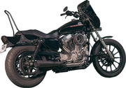 Trask Assault 2:1 Exhaust System For Harley Davidson FLD 1690 2012-2013 - Black/Mild Steel