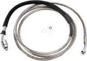 Drag Specialties Stainless Steel Hydraulic Clutch Hose For Harley Davidson FLHRSE5 1800 2013 208.5 cm - Clear-Coat