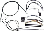 Magnum Shielding Pearl Designer Handlebar Cable Install Kit For Harley Davidson FLHR 1340 1996-1998 30.5 - 35.5cm (12" - 14") - Black