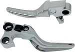 Drag Specialties Short Lever Set For Harley Davidson FLS 1690 2012-2016 - Chrome
