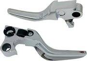 Drag Specialties Short Lever Set For Harley Davidson FLS 1690 2012-2016 - Chrome